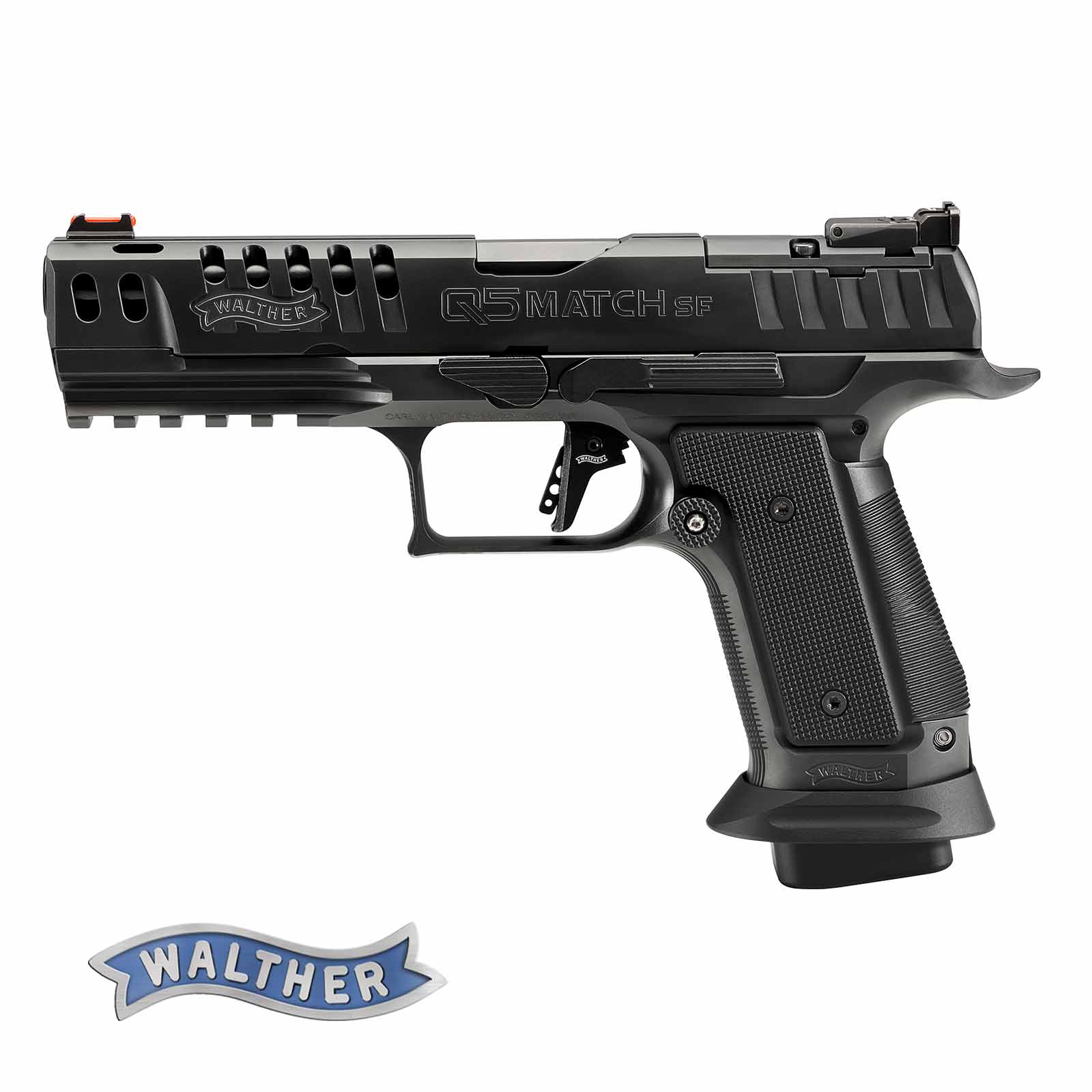 WALTHER Q5 MATCH STEEL FRAME BLACK RIBBON - 9MM LUGER