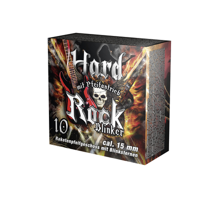 HARD ROCK BLINKER  - 10 SCHUSS - 15 MM