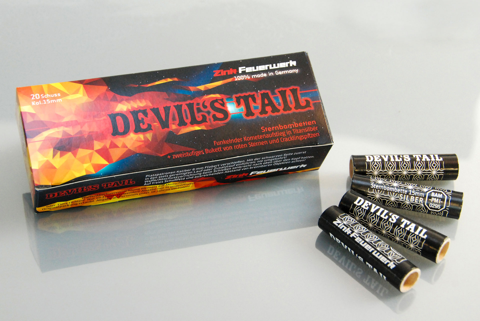 ZINK DEVIL'S TAIL - STERNENBOMBETTEN - 20 SCHUSS - 15 MM