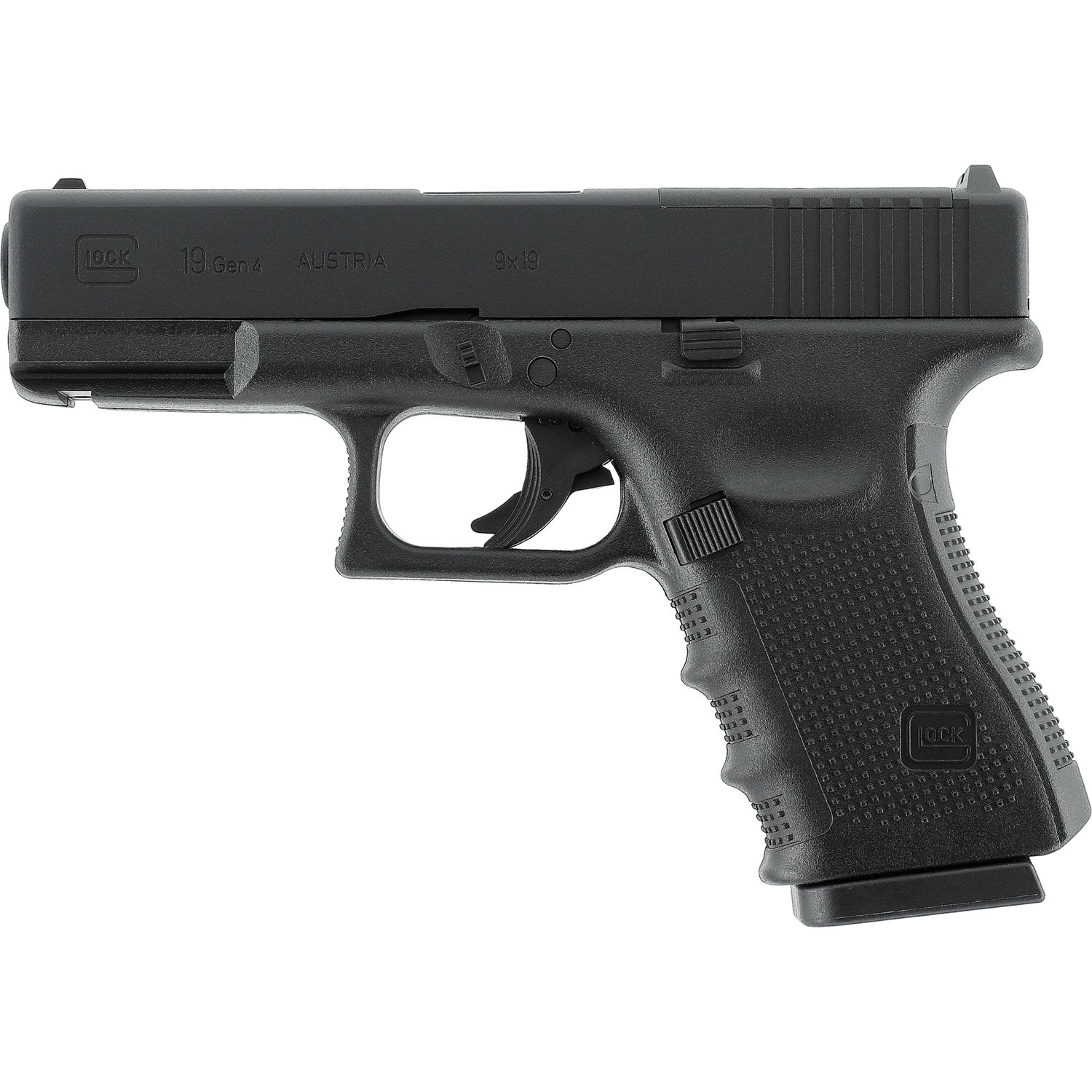 GLOCK 19 M.O.S.  - FIXED SLIDE - CO2-PISTOLE - SET