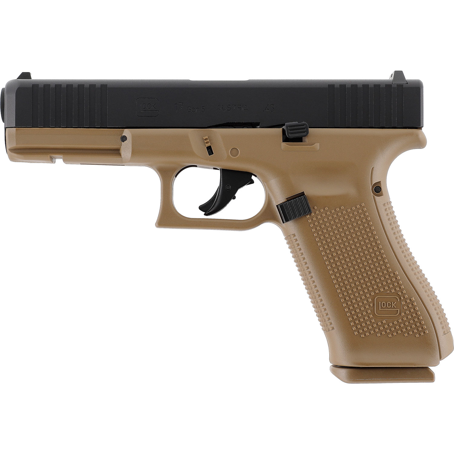 GLOCK 17 GEN. 5  - T4E - RAM-WAFFE - .43 - COYOTE/SCHWARZ