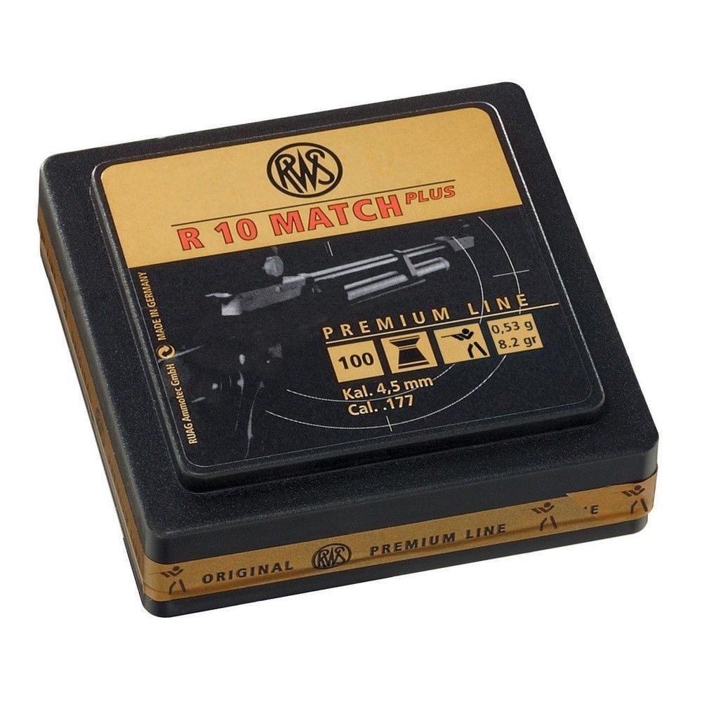 RWS R10 MATCH PLUS PREMIUM DIABOLOS - 4,5MM - 100 STÜCK