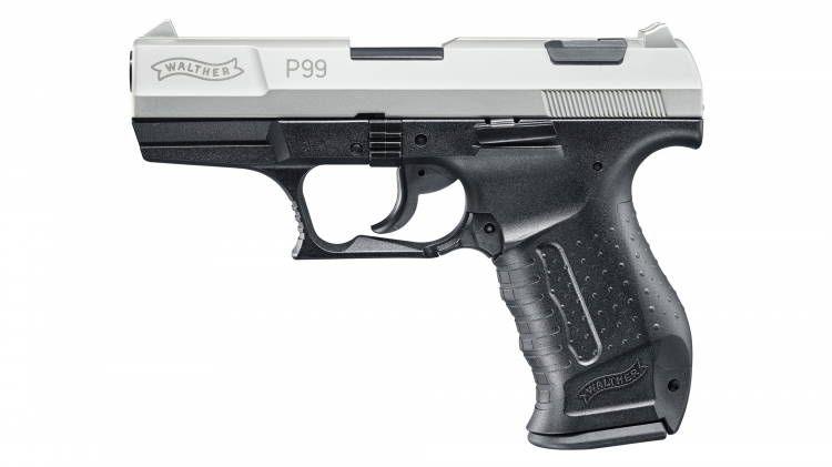 WALTHER P99 - 9MM P.A.K - SCHWARZ/NICKEL