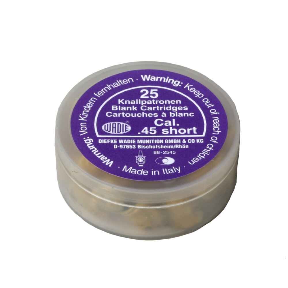 REVOLVERPATRONEN .45 SHORT - 25 STÜCK