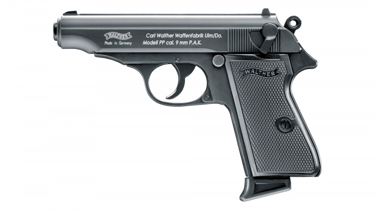 WALTHER PP - 9MM P.A.K. SCHRECKSCHUSSPISTOLE - SCHWARZ
