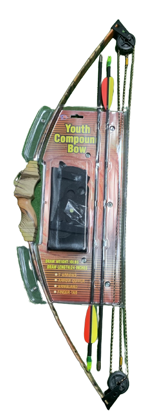 KINDER-/JUGENDBOGEN COMPOUND  - CAMO - SET