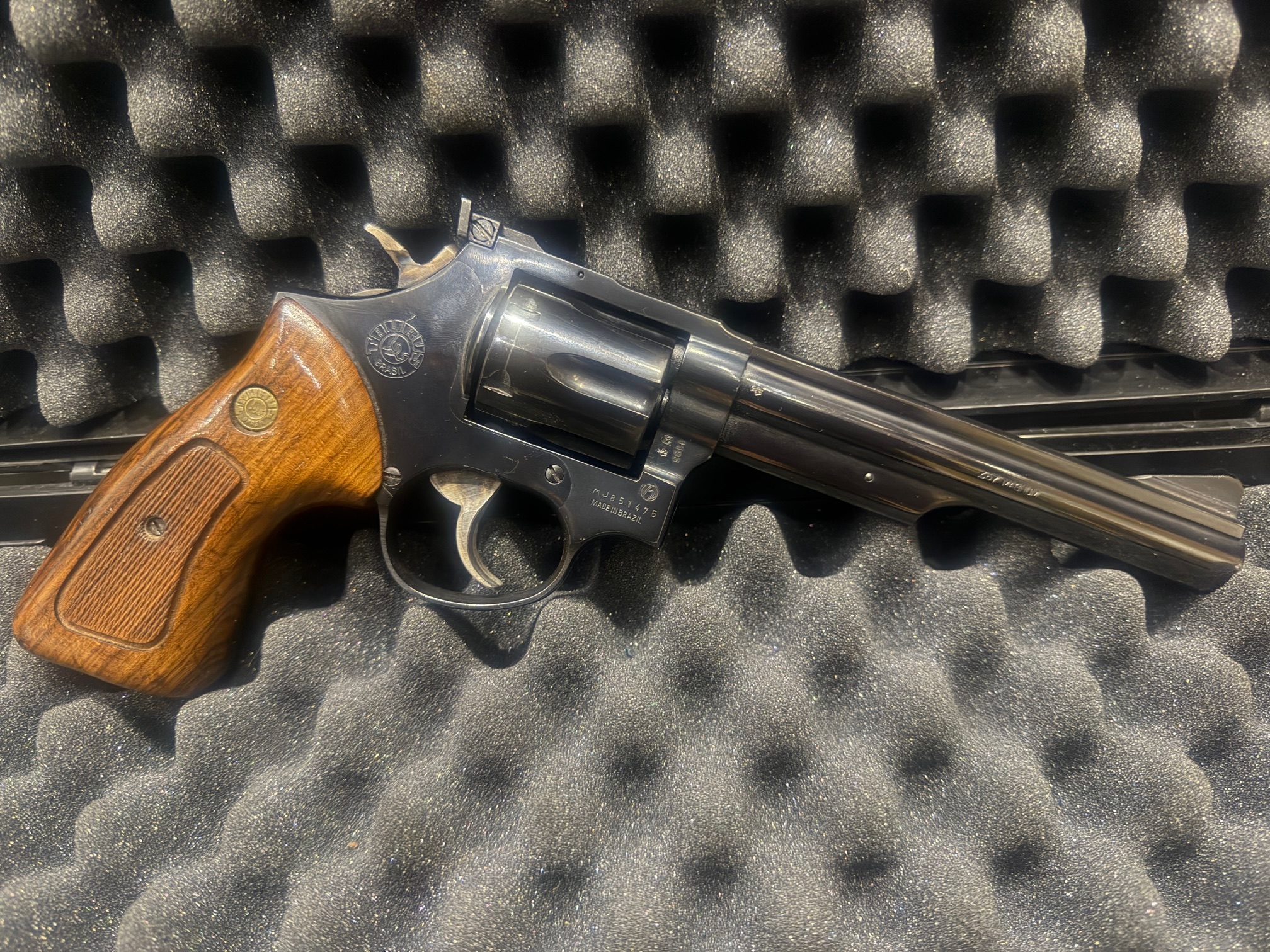 TAURUS 66 -  6 ZOLL -REVOLVER - .357MAG - BRÜNIERT - ZUSTAND 1