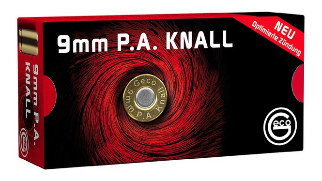 GECO PLATZPATRONEN 9MM P.A. KNALL - 50 SCHUSS