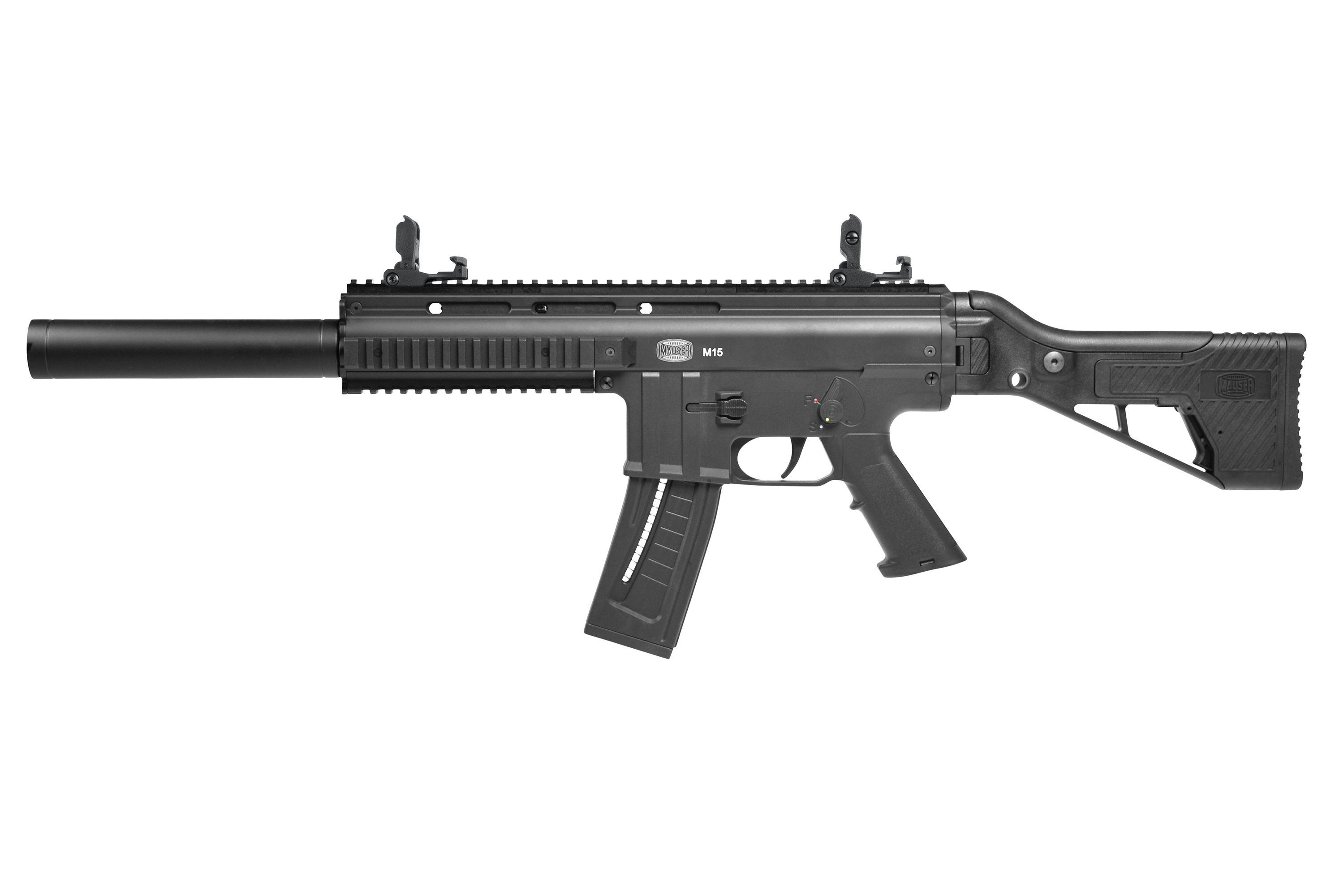MAUSER M15 SD BLACK - HALBAUTOMATISCHE BÜCHSE - .22LR