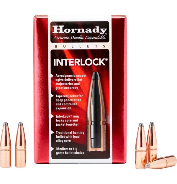 HORNADY 8MM/.323 GESCHOSSE - .INTERLOCK SP - 195GRS  - 100 STÜCK