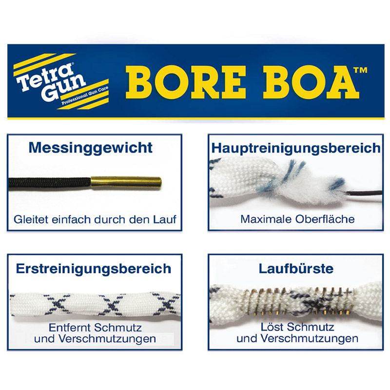 TETRA GUN BORE BOA - LAUFREINIGUNGSSCHNUR 7,92 / 8 MM / .32