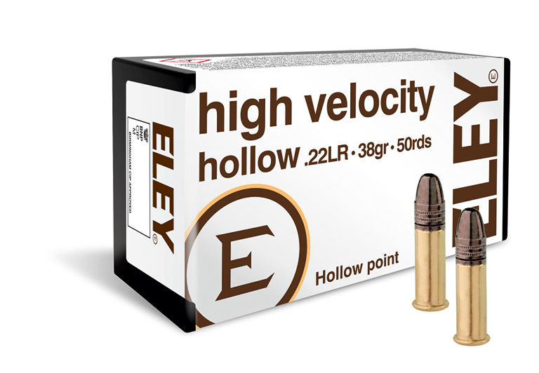 ELEY HIGH VELOCITY HP KK-PATRONEN - .22LR - 38GRS.- 50 SCHUSS