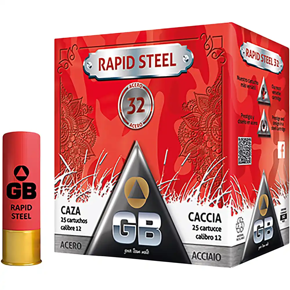 GB RAPID STEEL 12/70 - 32G - 3,0 MM / NR. 5  - 25 SCHUSS