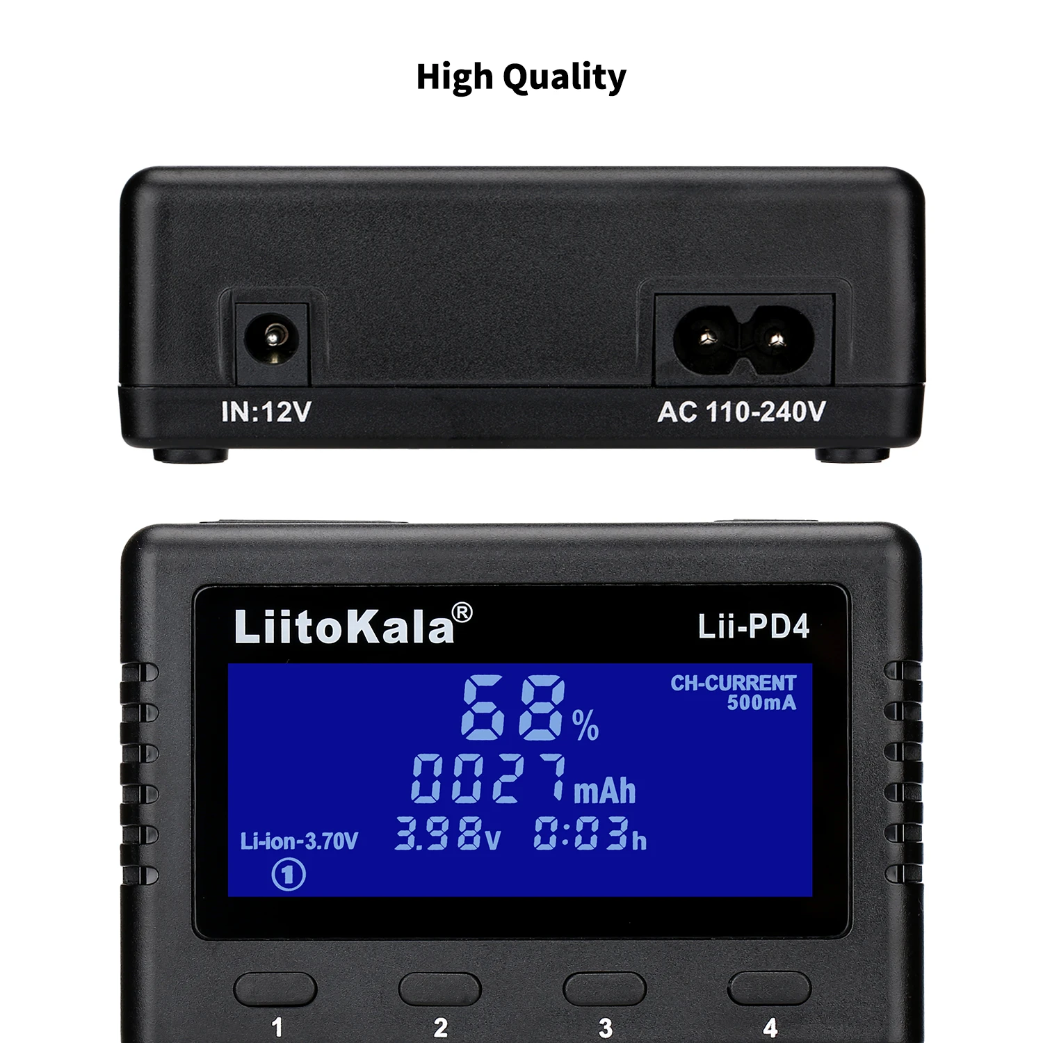 LIITOKALA LII-PD4 - LADEGERÄT FÜR CR123, 18650 U.W.
