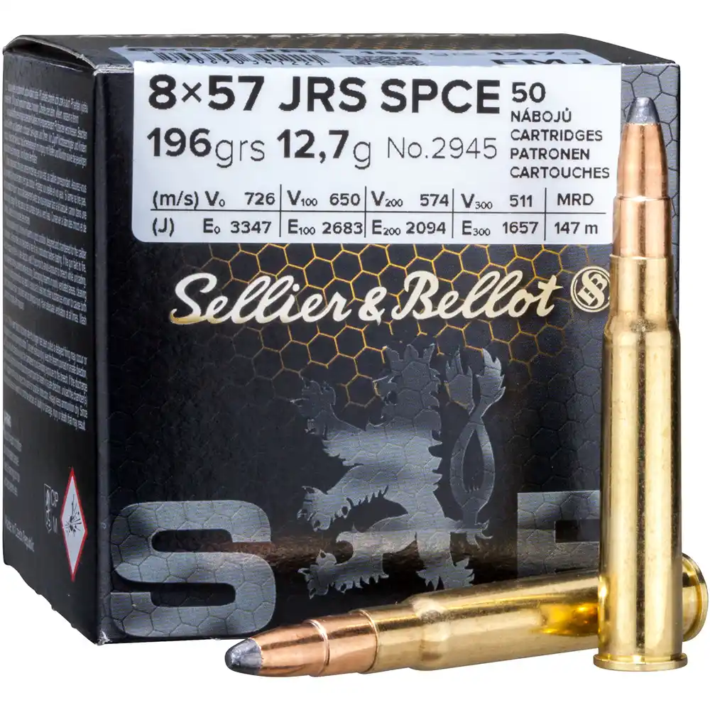 SELLIER & BELLOT  - 8x57 IRS / JRS - SPCE - 196 GRS./12,7G. - 50 SCHUSS