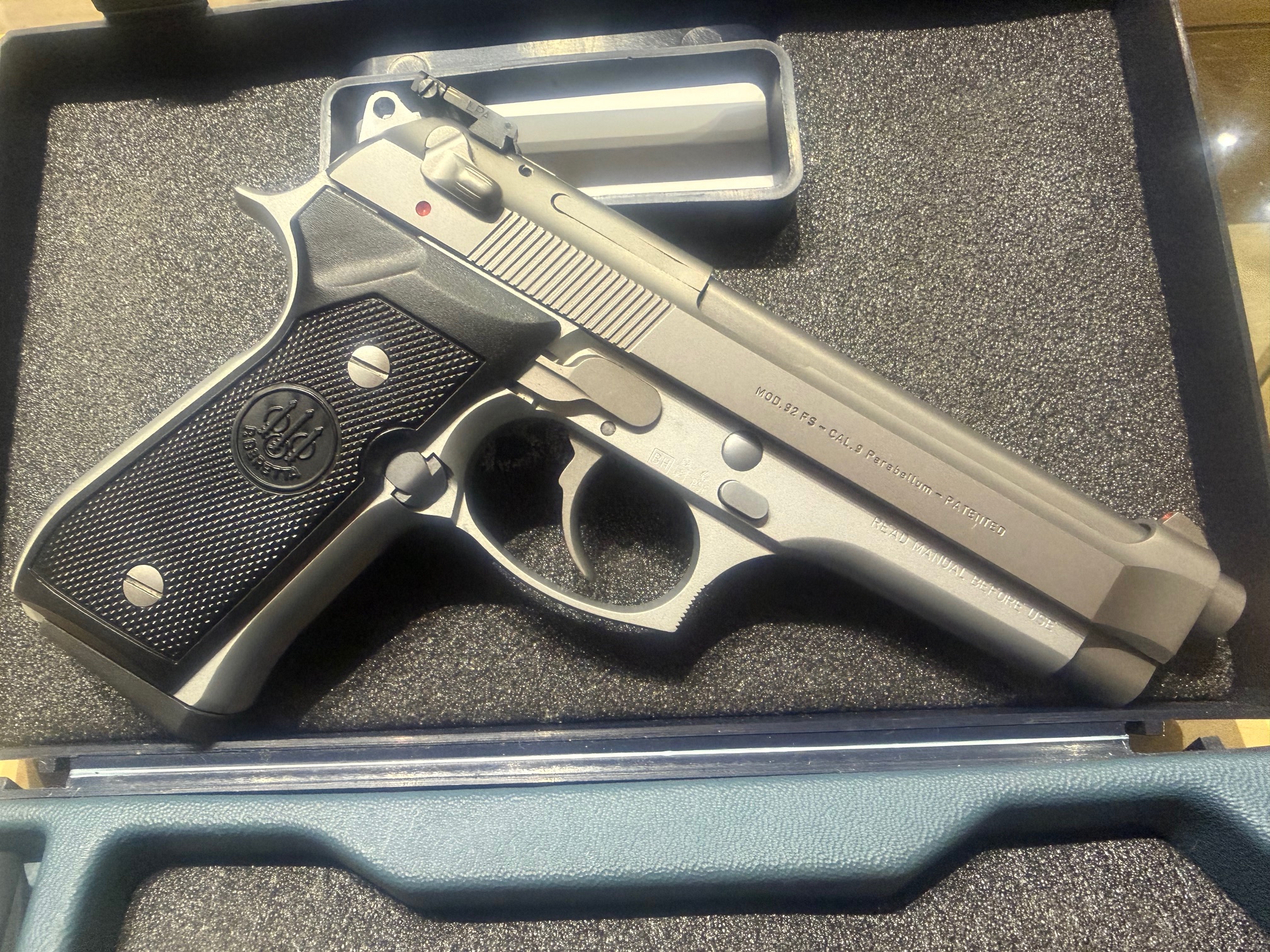 BERETTA 92 FS INOX - 9MM LUGER - VERSTELLB. VISIER