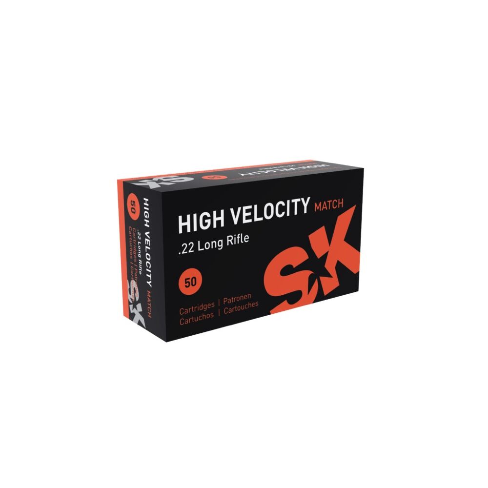 SK HIGH VELOCITY MATCH - .22LR - 2,59 G / 40 GRS.  - 50 STK