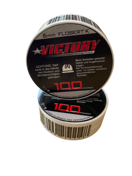 VICTORY PLATZPATRONEN - 6MM FLOBERT - 100 STÜCK