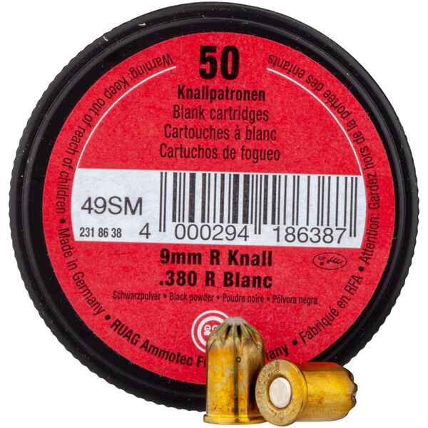 GECO REVOLVERPATRONEN 9MM R.K. / 380 R.  - 50 SCHUSS