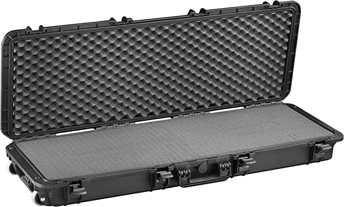 HARD CASE 110 CM - WAFFENKOFFER MIT ROLLEN UND RASTERSCHAUM