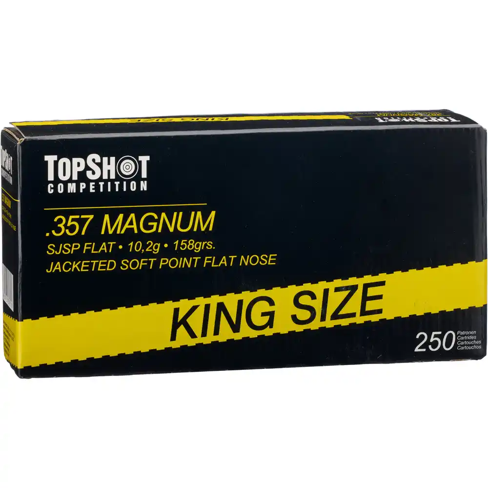 TOPSHOT .357MAG. 158 GRS. SJSP-PATRONEN - 250 STÜCK