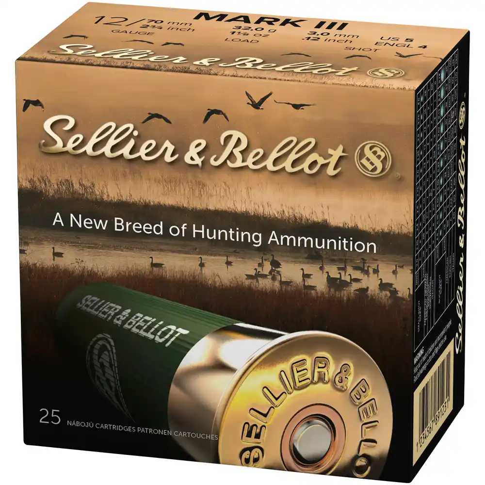 SELLIER & BELLOT MARK III 12/70 32G - 3,0 MM - 25 SCHUSS