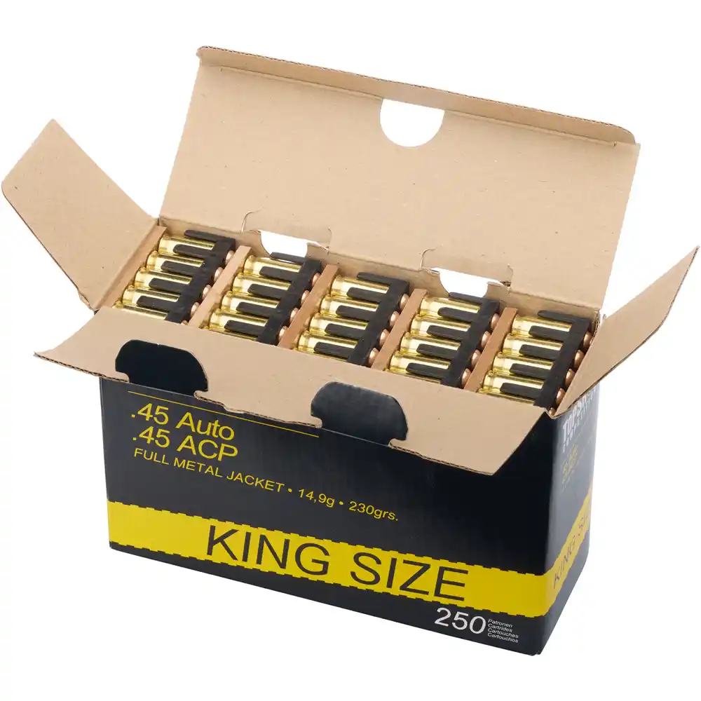 TOPSHOT .45ACP / .45AUTO - 14,9G. /230GRS. FMJ-PATRONEN - 250 STÜCK