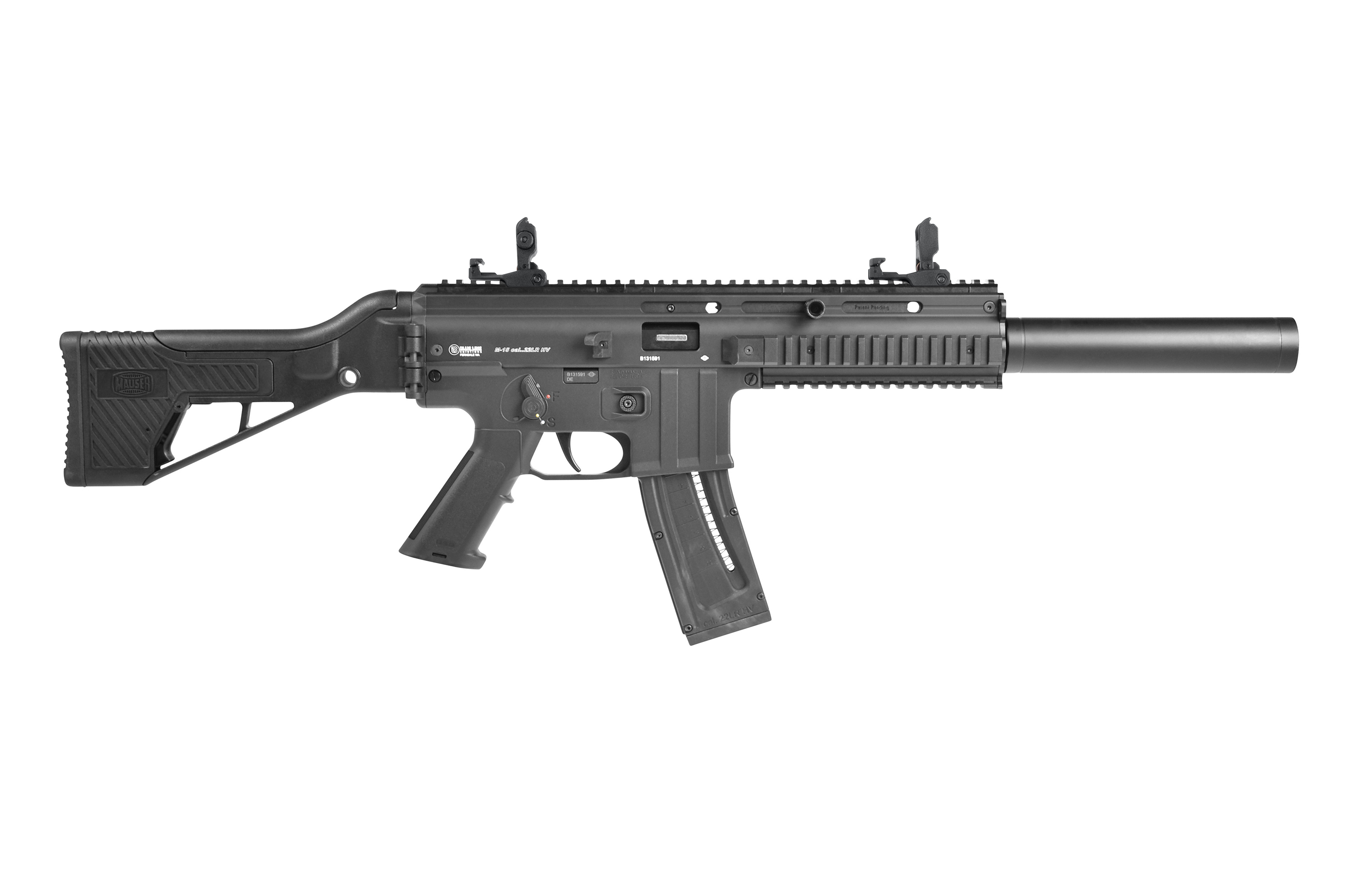 MAUSER M15 SD BLACK - HALBAUTOMATISCHE BÜCHSE - .22LR