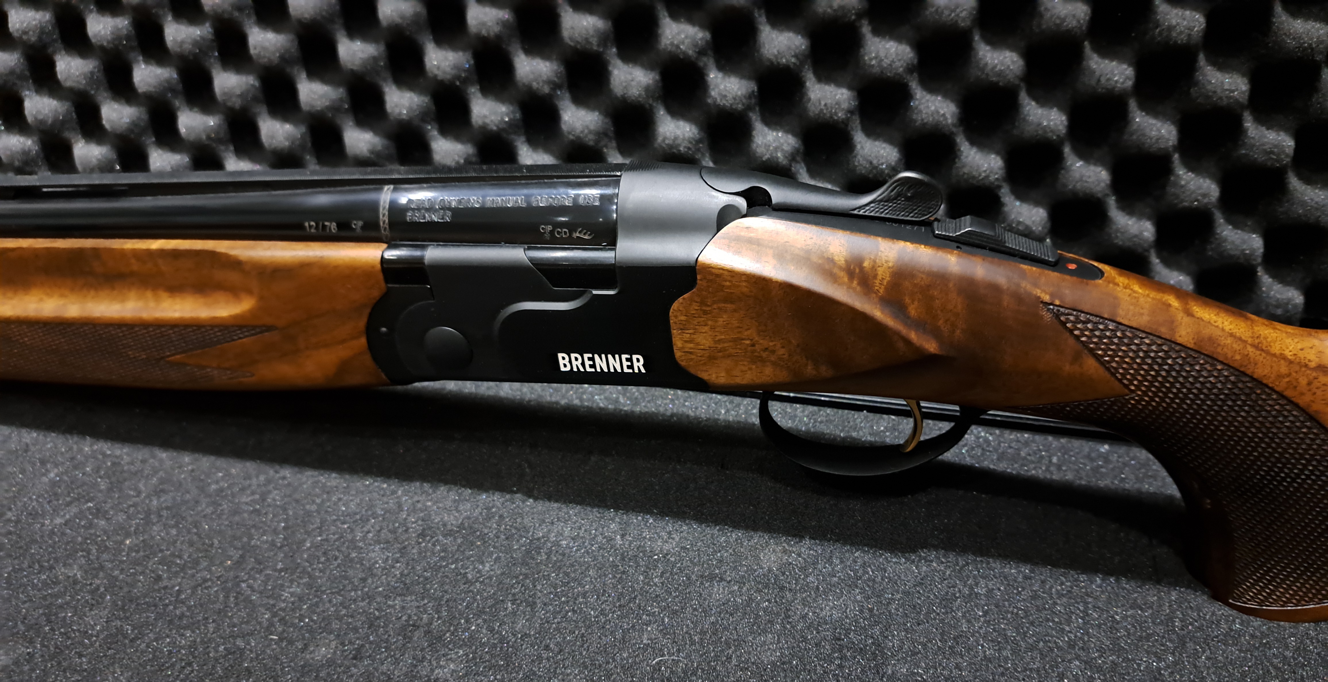 KOMMISSIONSWAFFE - BRENNER BOCKFLINTE BF 18 - BLACK - 76 CM - 12/76