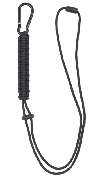 TACTICAL PARACORD LANYARD SCHWARZ