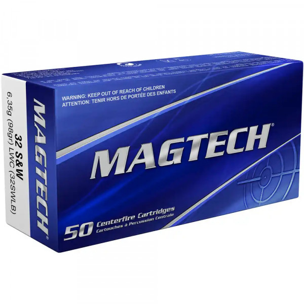 MAGTECH .32S&W LONG LWC - 6,35G / 98GRS. - 50 SCHUSS