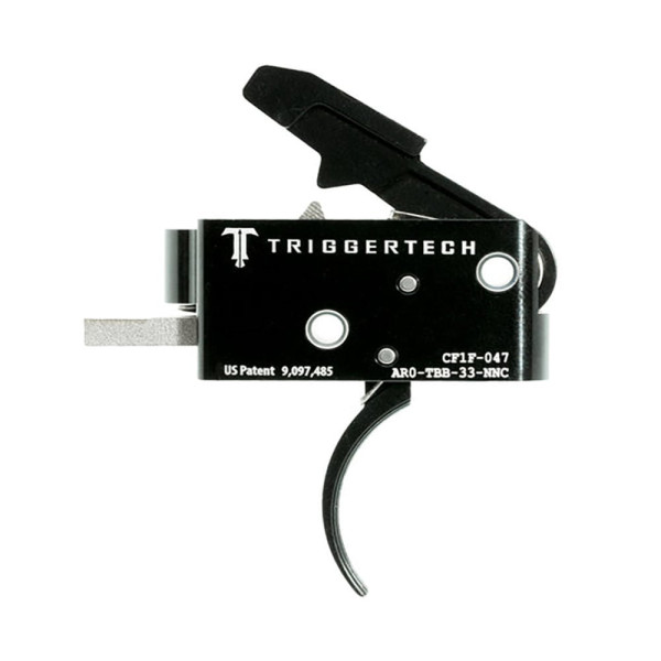 TRIGGERTECH AR15 ABZUG - BLACK COMPETITIVE CURVED - 3,5 LBS