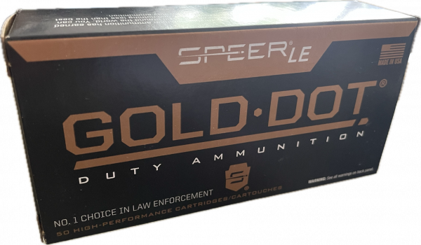 SPEER GOLD DOT - .9MM LUGER - 124 GRS - GDHP- 50 SCHUSS