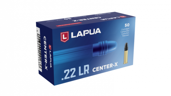 LAPUA CENTER-X KK-PATRONEN - .22LR - 50 SCHUSS