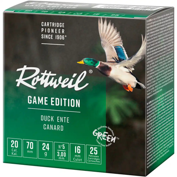 ROTTWEIL STEEL GAME - 20/70 - 24G - 3,0MM - 25 STÜCK