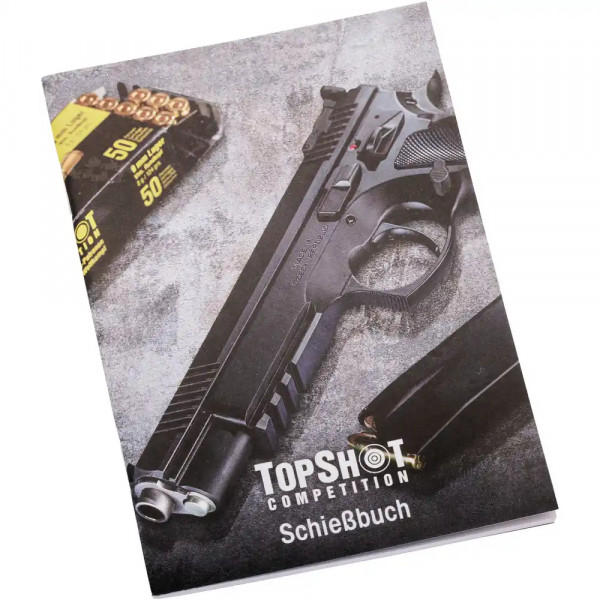 TOPSHOT SCHIEßBUCH FÜR SPORTSCHÜTZEN - 34 SEITEN