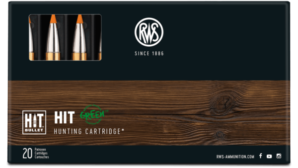 RWS HIT HUNTING GREEN - .308 WIN. - 10,7G. / 165 GRS. - 20 STÜCK