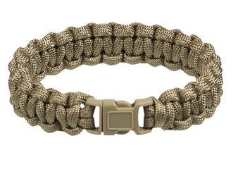 PARACORD-ARMBAND 15 MM - COYOTE
