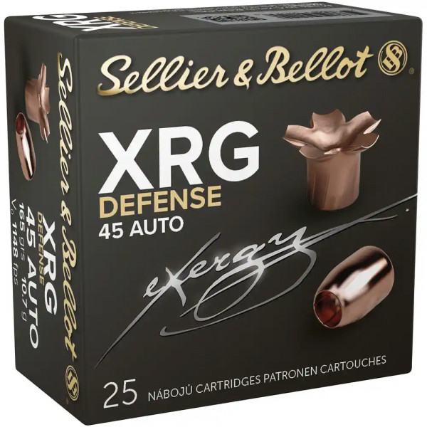SELLIER & BELLOT XRG - DEFENSE - .45 ACP / AUTO - 165 GRS. - 25 STÜCK