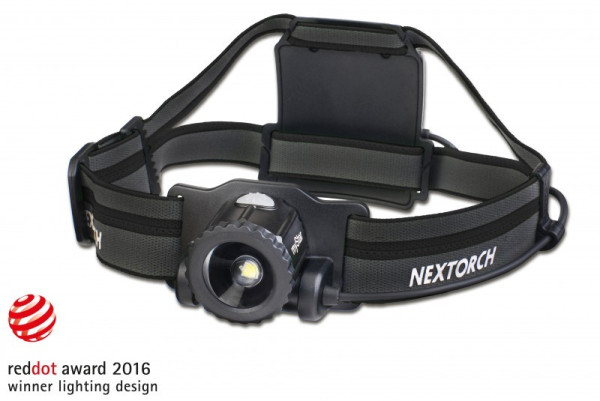 NEXTORCH MYSTAR LED KOPFLAMPE 760 LUMEN FOKUSSIERBAR IN SCHWARZ