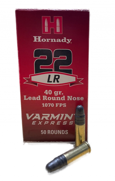 HORNADY VARMINT EXPRESS - .22LR - 40 GRS. - 50 SCHUSS