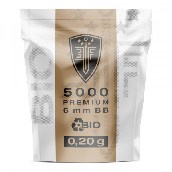 ELITE FORCE PREMIUM BIO BB'S - 6MM - 0,20 G - 5000 SCHUSS