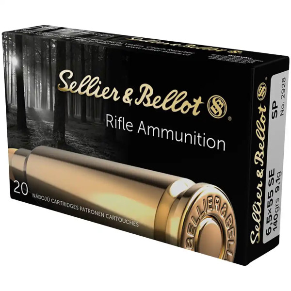 SELLIER & BELLOT 6,5x55 - TM/SP - 140GRS. - 20 STÜCK