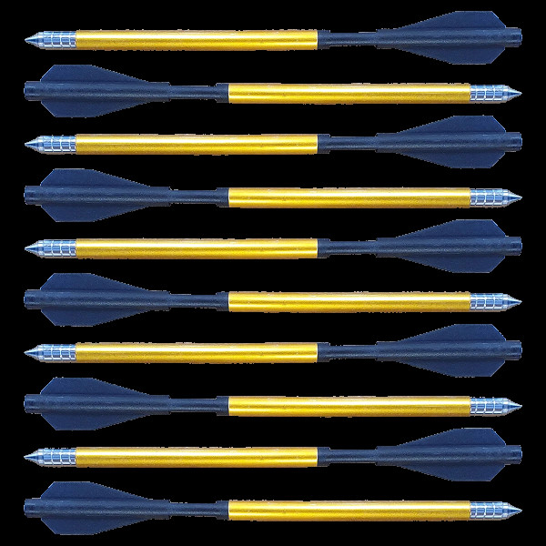 ALU - PFEILE FÜR PISTOLENARMBRUST - 6,5" - 10 STÜCK - SOBEK-TAUGLICH