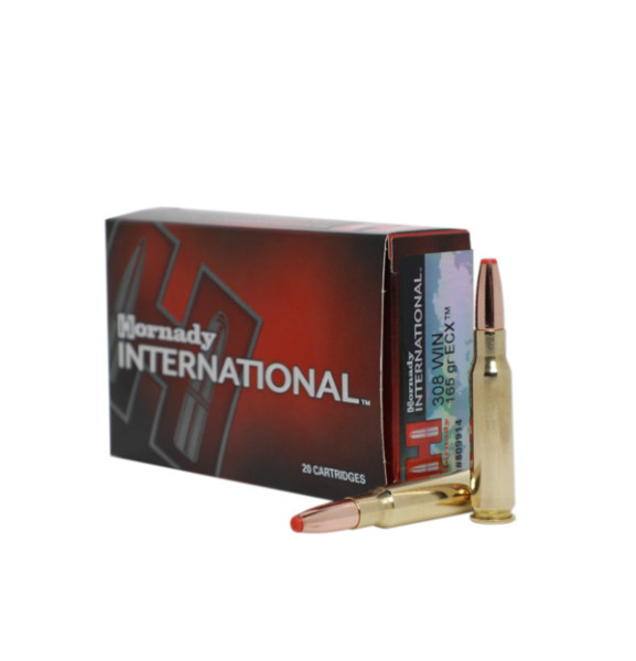 HORNADY INTERNATIONAL .308WIN - 165 GRS. - ECX - 20 SCHUSS-
