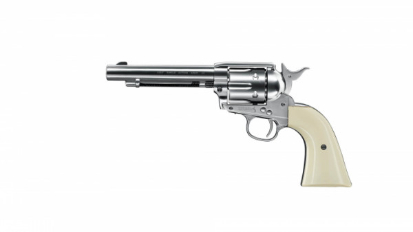 REVOLVER COLT SAA .45 PEACEMAKER KAL. 4,5MM - CO2 - NICKEL/WHITE