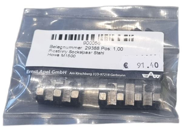 PICATINNY SOCKELPAAR STAHL HOWA M1500