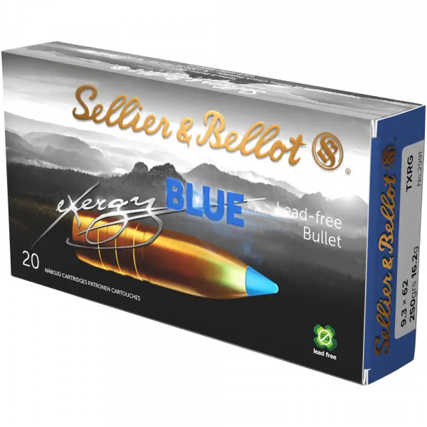 SELIIER & BELLOT 9,3x62 MM TXRG - 250GRS. / 16,2G - 20 SCHUSS