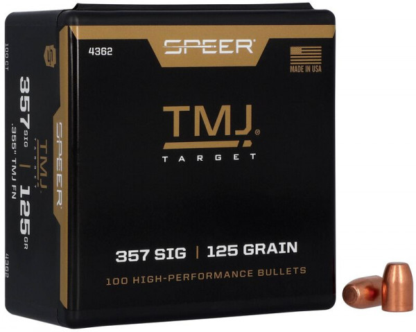 SPEER GESCHOSSE TMJ, 357 SIG, 125 GRAIN - 100 STÜCK