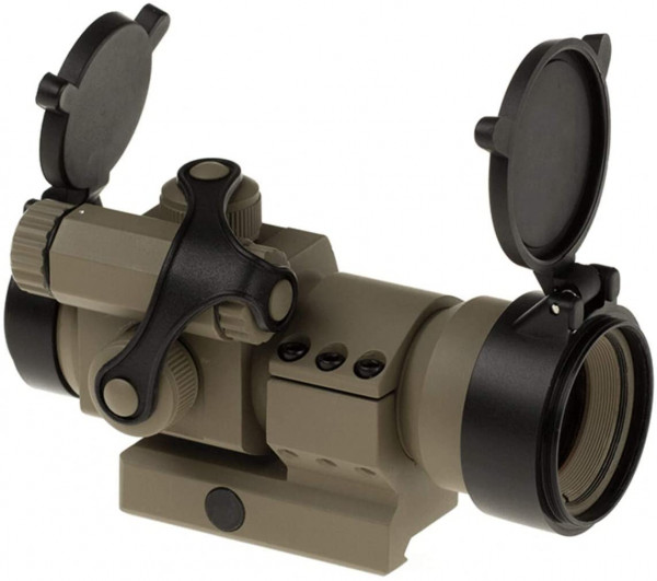 AIM-O M2 AIRSOFT RED DOT SIGHT INKL. CANTILEVER MOUNT - DESERT